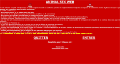 Desktop Screenshot of animal-sex-web.com