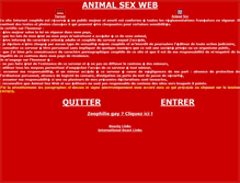 Tablet Screenshot of animal-sex-web.com